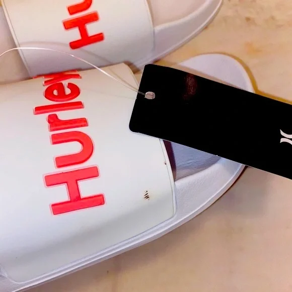 HURLEY Sllip On Sliders Carly sz 7 NWT! - Picture 8 of 9